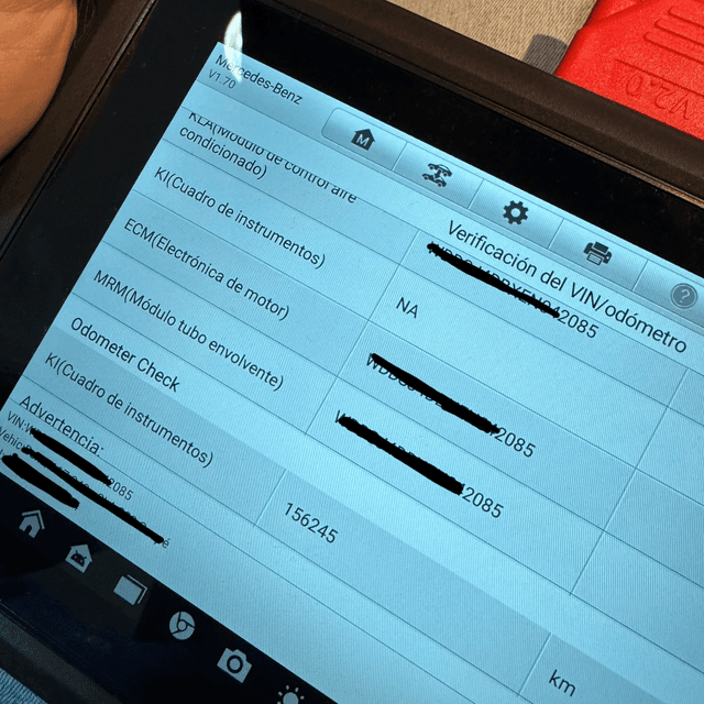 Verificación de inconsistencias relacionadas al kilometraje